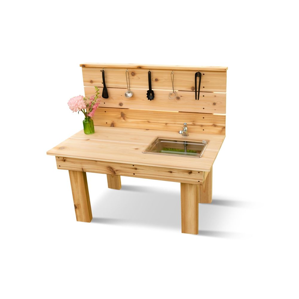 Kids Outdoor Mud Table - Toys Mini Mud Kitchen with Functional