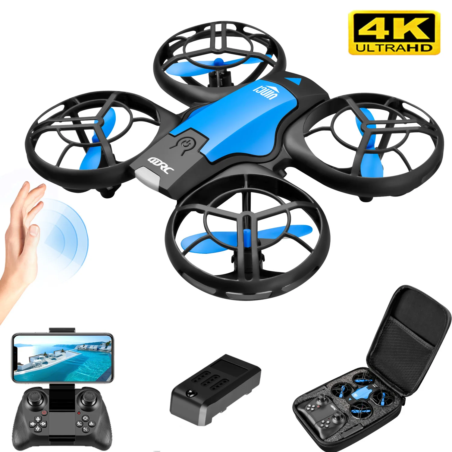 Kids Outdoor Exercise Equipment - V8 New Mini Drone 4k profession