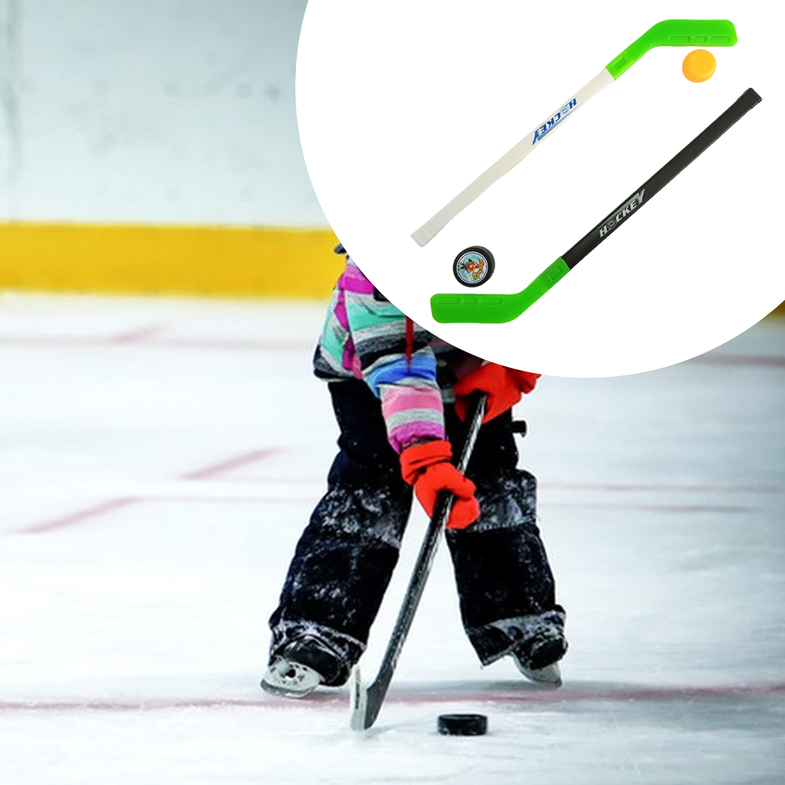 Kids Outdoor Hockey Sticks - Kids Hockey Sticks and Ball Set