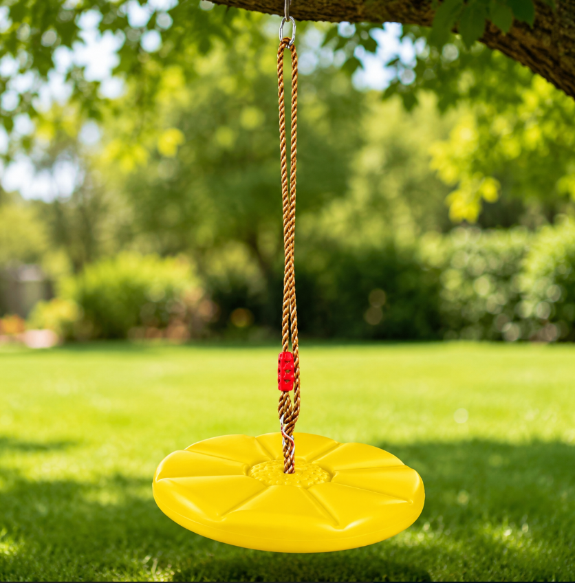 Kids Outdoor Hanging Chair - Thickened Octagonal Petal Swing Hanging Swing