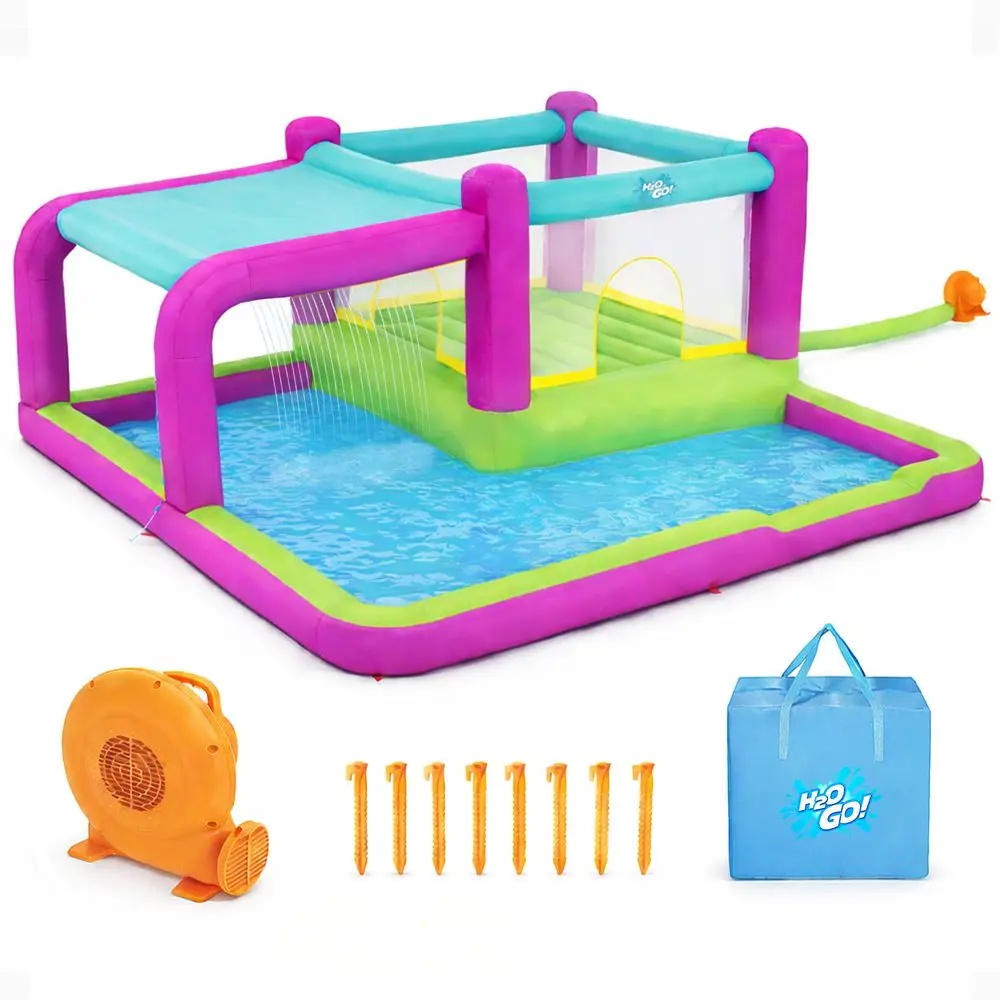 Kids Outdoor Play - H2OGO Bouncin Bay Kids Inflatable Mega