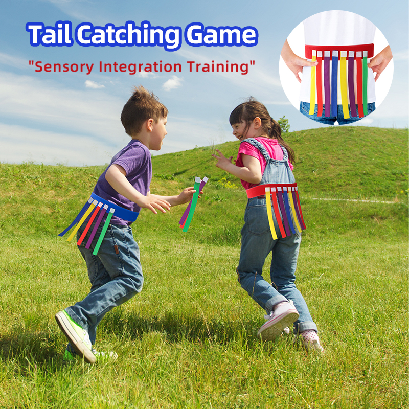 Kids Outdoor Exercise Equipment - Kids Outdoor Funny Game Catching Tail