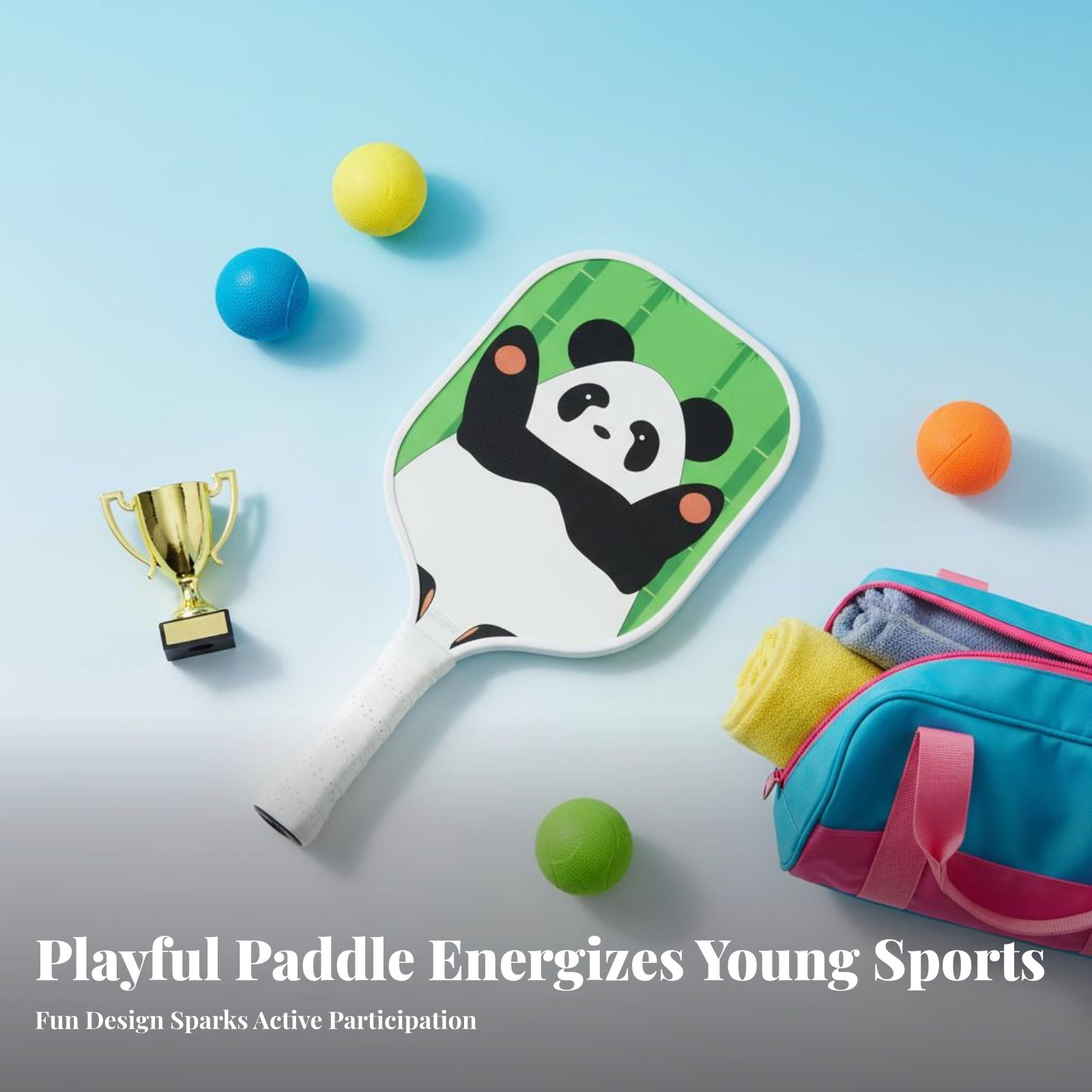 Outdoor Games For Kids - Children's Pickleball Paddle Easy Control Kids