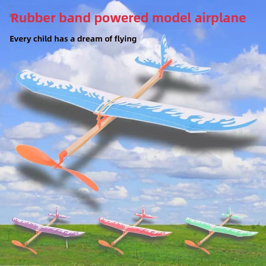 DIY Rubber Band Airplanes Powe - Outdoor Games For Kids ulasan dan harga
