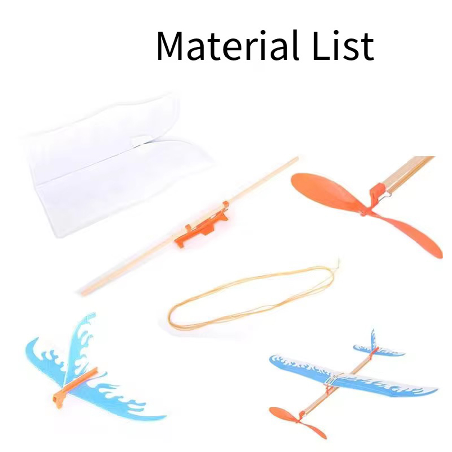 DIY Rubber Band Airplanes Powe - Outdoor Games For Kids ulasan dan harga