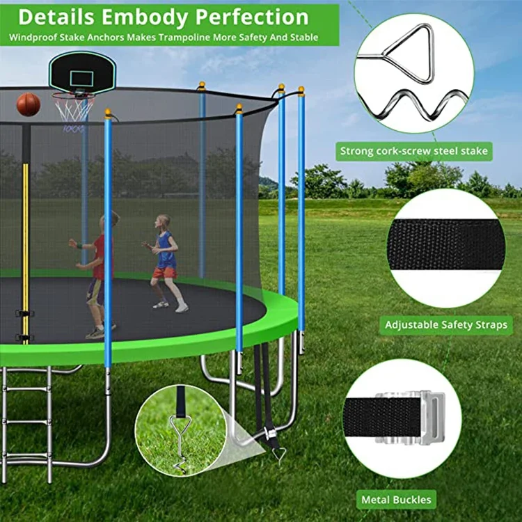 #For 14FT Round Springless Tra - Kids Outdoor Net ulasan dan harga
