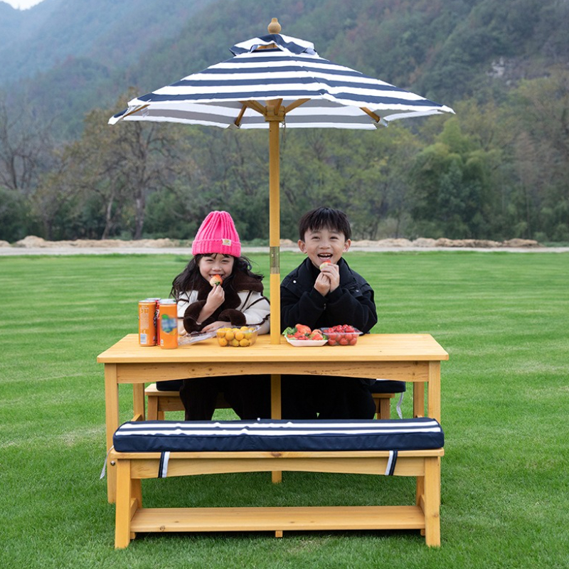 Manufactory Kids Outdoor Loung - Kids Outdoor Table And Chairs With Umbrella ulasan dan harga