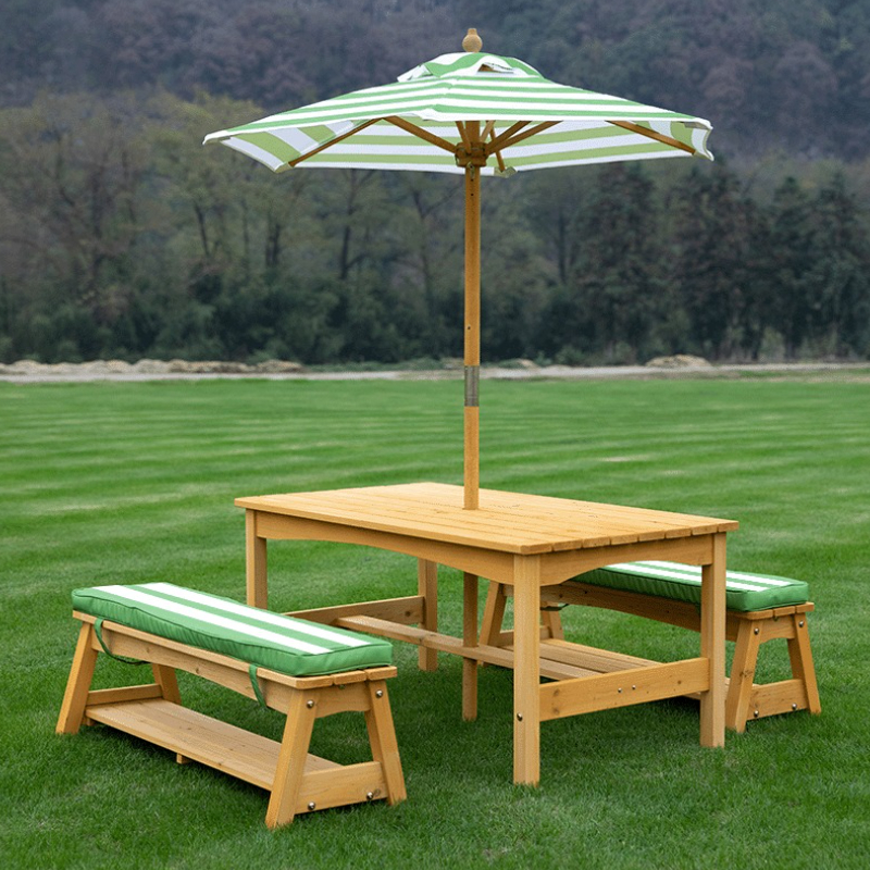 Manufactory Kids Outdoor Loung - Kids Outdoor Table And Chairs With Umbrella ulasan dan harga
