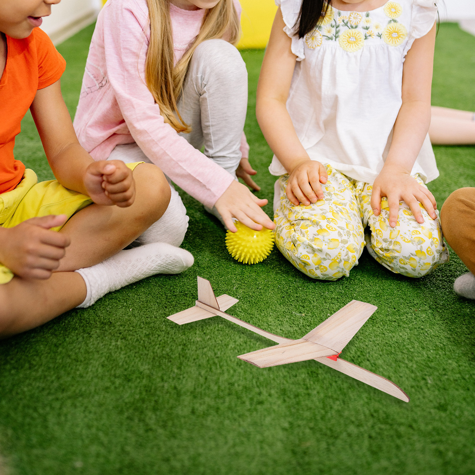 1Set Wooden Glider Airplane Ed - Kids Outdoor Learning Activities ulasan dan harga