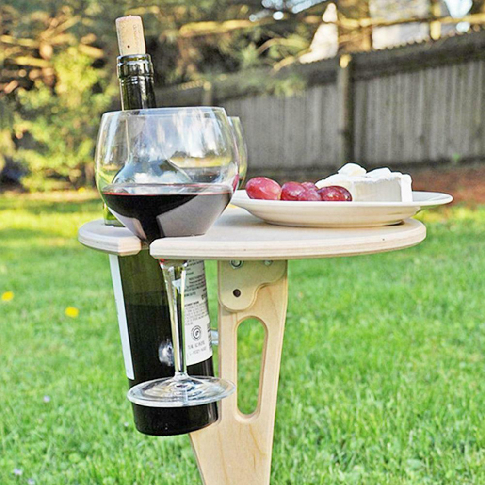 wooden wine table wine holder  - Kids Outdoor Wooden Table ulasan dan harga