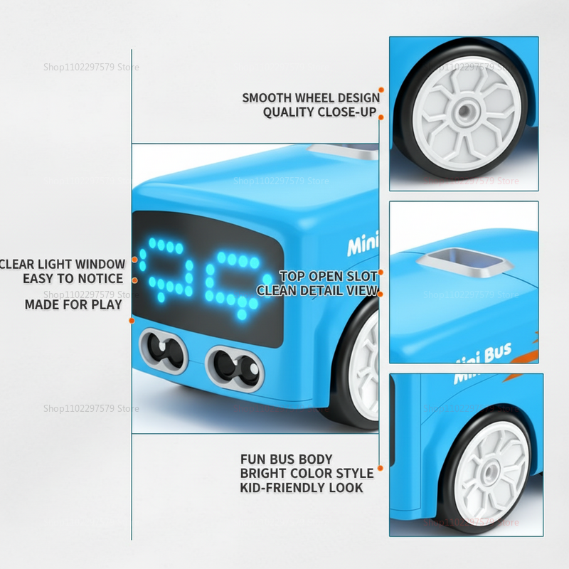 RC Mini Bus for Kids Gesture C - Kids Outdoor Learning Activities ulasan dan harga
