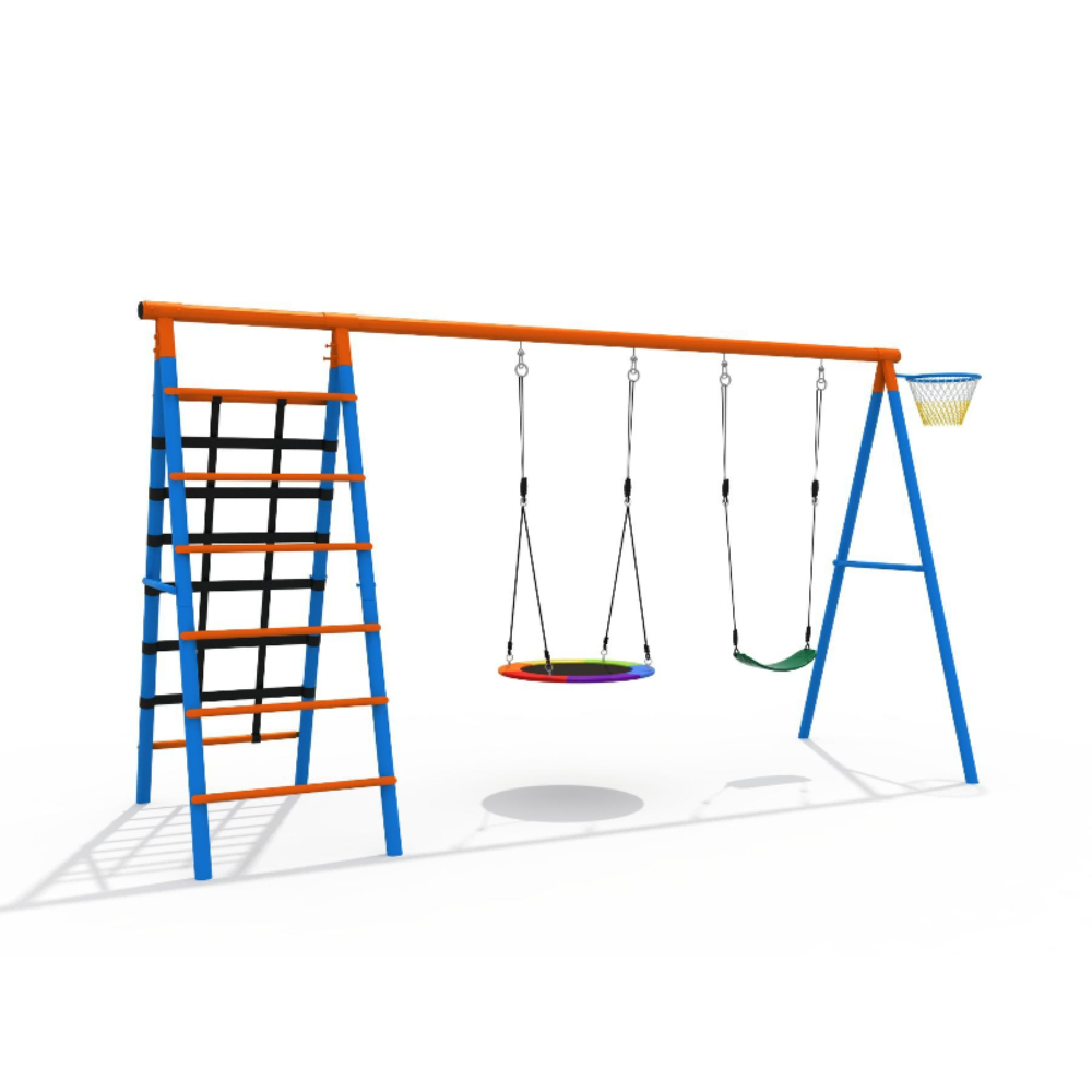 3-in-1 Kids Swing Slide Climbi - Kids Outdoor Hanging Chair ulasan dan harga