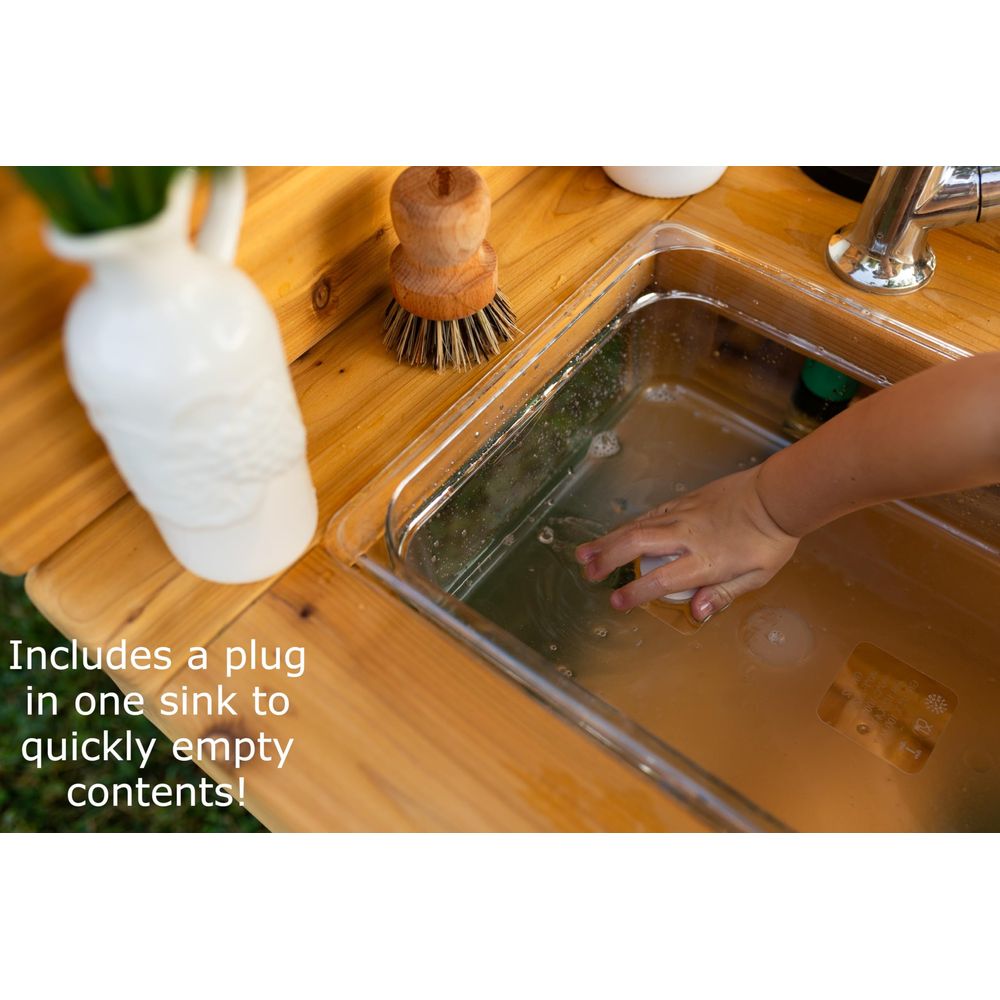 Toys XL Cedar Outdoor Mud Kitc - Kids Outdoor Mud Table ulasan dan harga