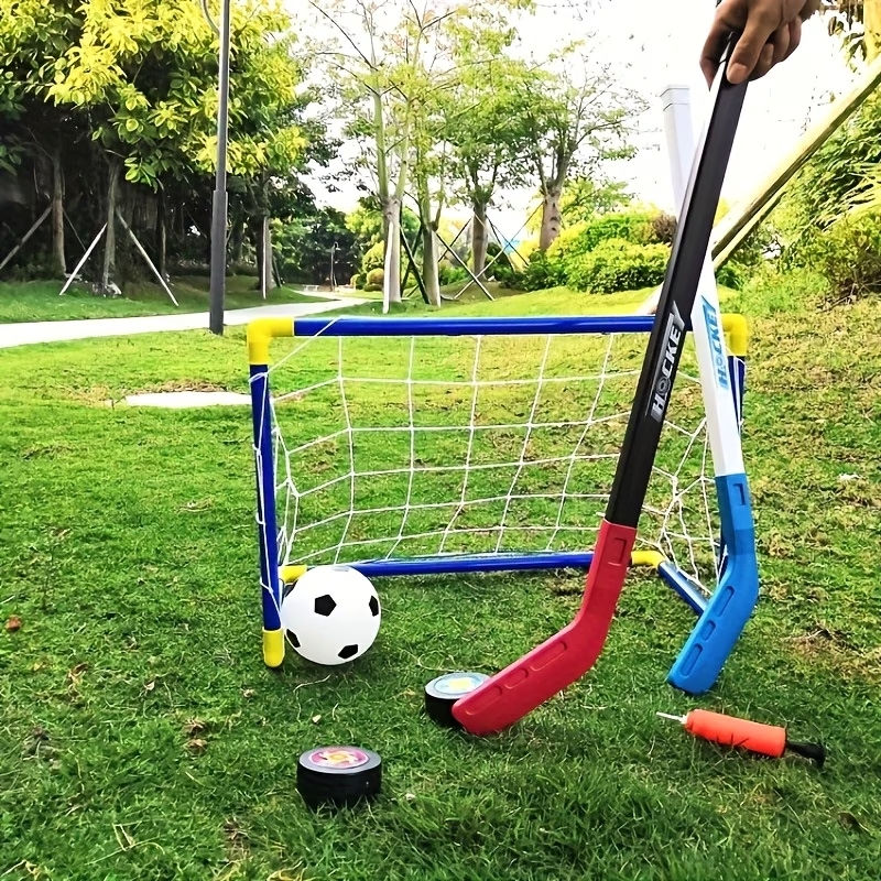 2 in 1 Kids Hockey & Soccer Go - Kids Outdoor Hockey Sticks ulasan dan harga