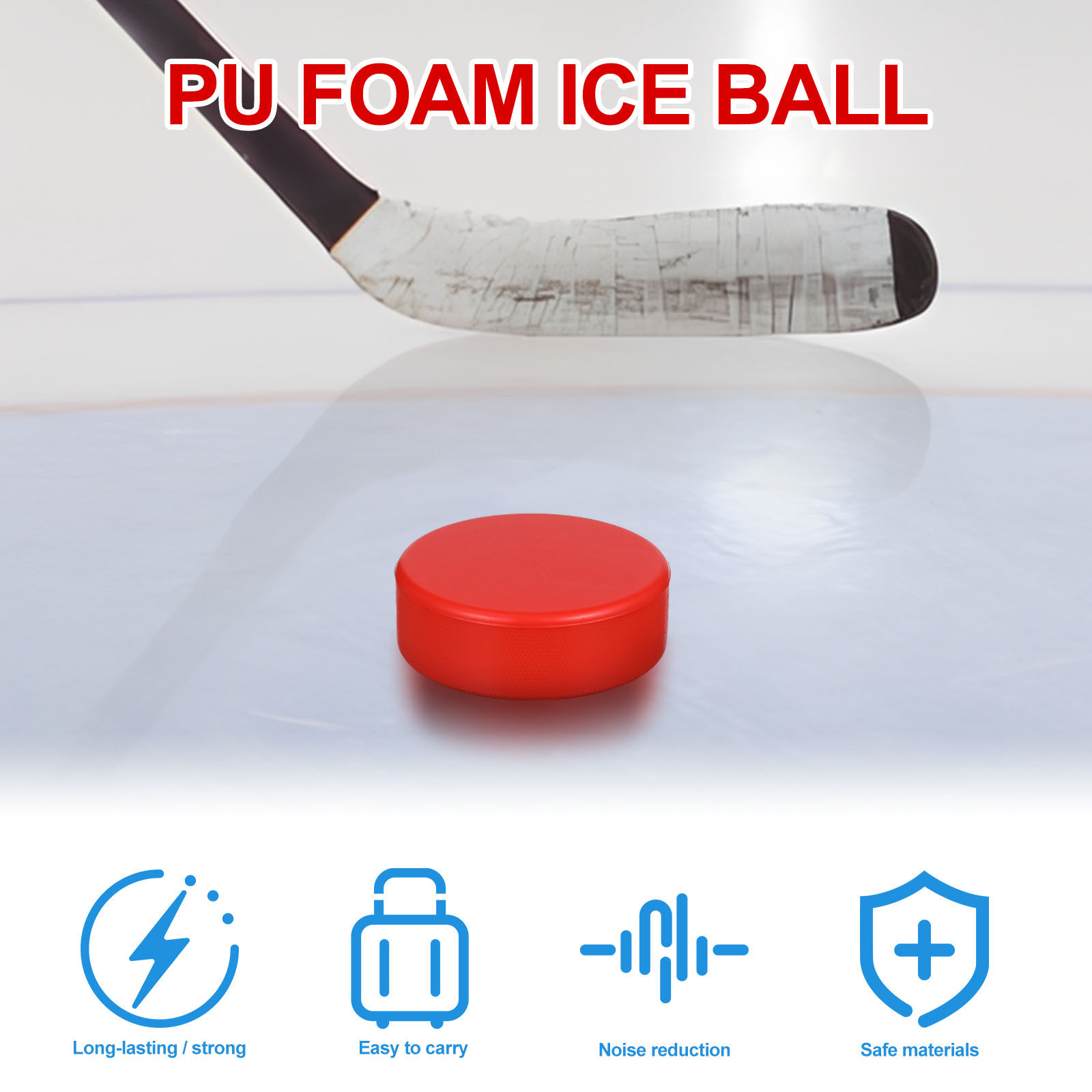 6Pcs Foam Ice Hockey Pucks Lig - Kids Outdoor Hockey Sticks ulasan dan harga