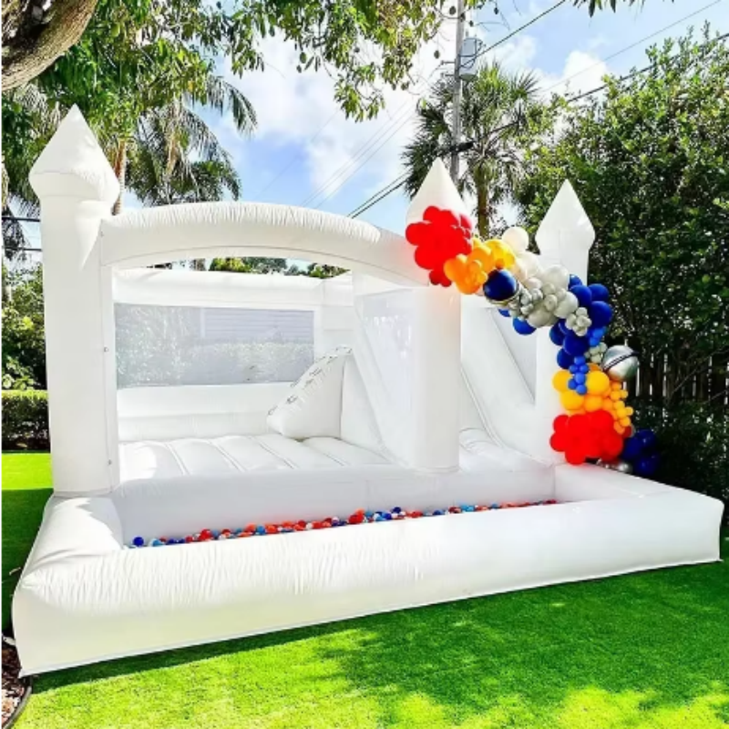 White Bounce House for Kids an - Kids Outdoor Bounce House ulasan dan harga