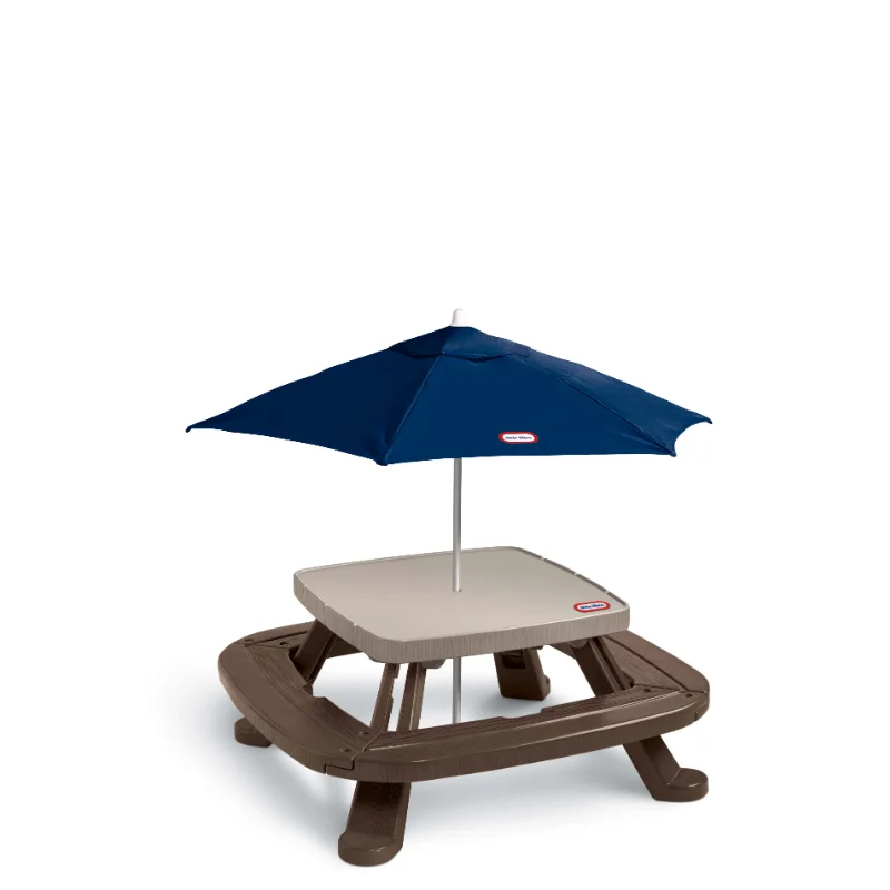 Outdoor  Kids Picnic Table Toy - Kids Outdoor Table And Chairs With Umbrella ulasan dan harga