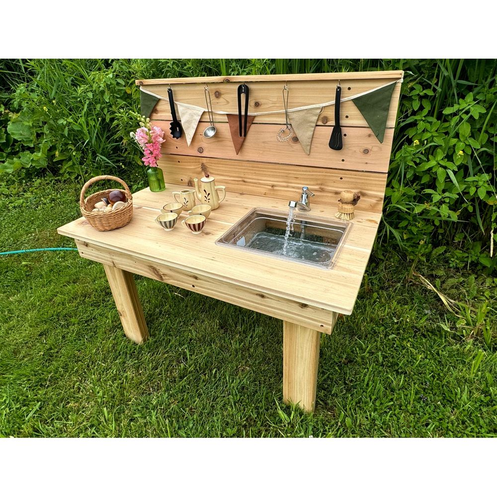 Toys Mini Mud Kitchen with Fun - Kids Outdoor Mud Table ulasan dan harga