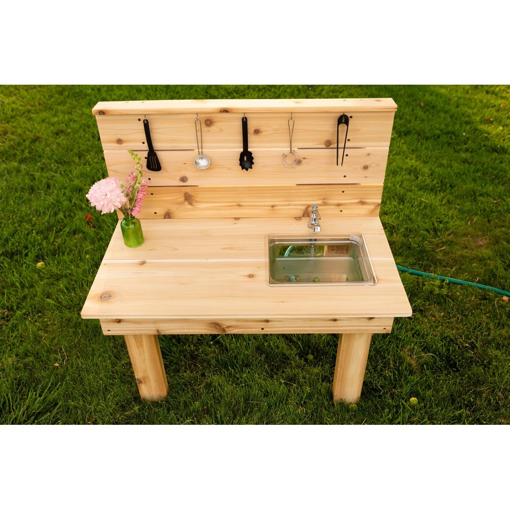 Toys Mini Mud Kitchen with Fun - Kids Outdoor Mud Table ulasan dan harga