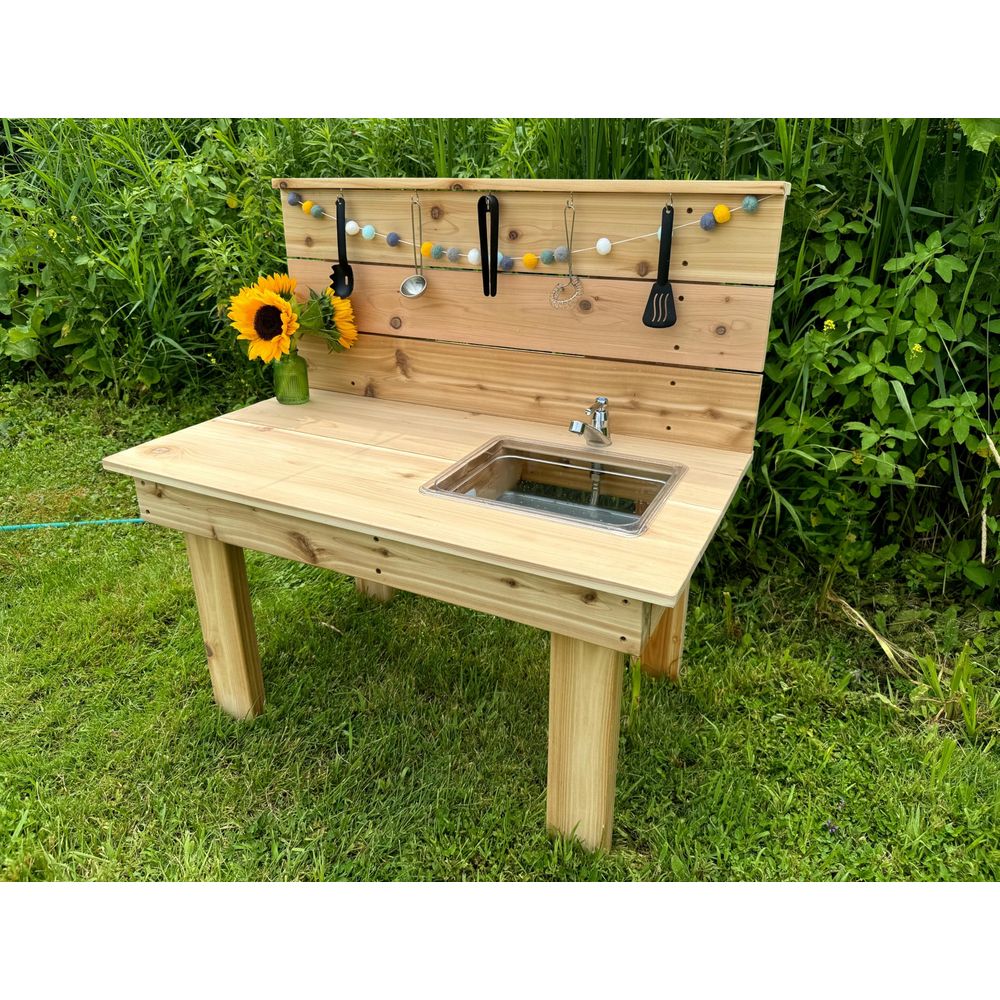Toys Mini Mud Kitchen with Fun - Kids Outdoor Mud Table ulasan dan harga