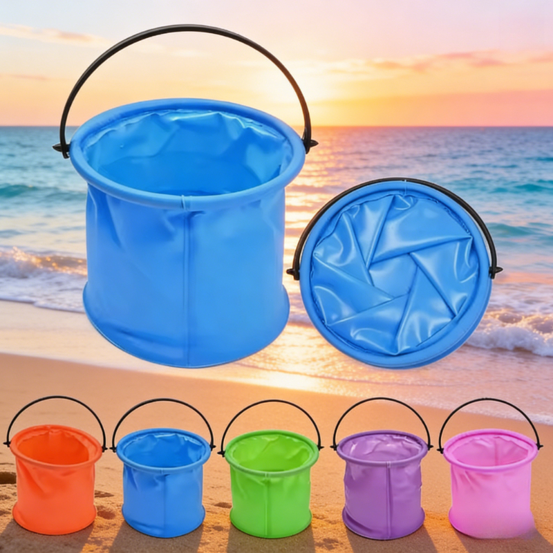 Beach Sand Bucket Toy  Collaps - Kids Outdoor Play Area ulasan dan harga