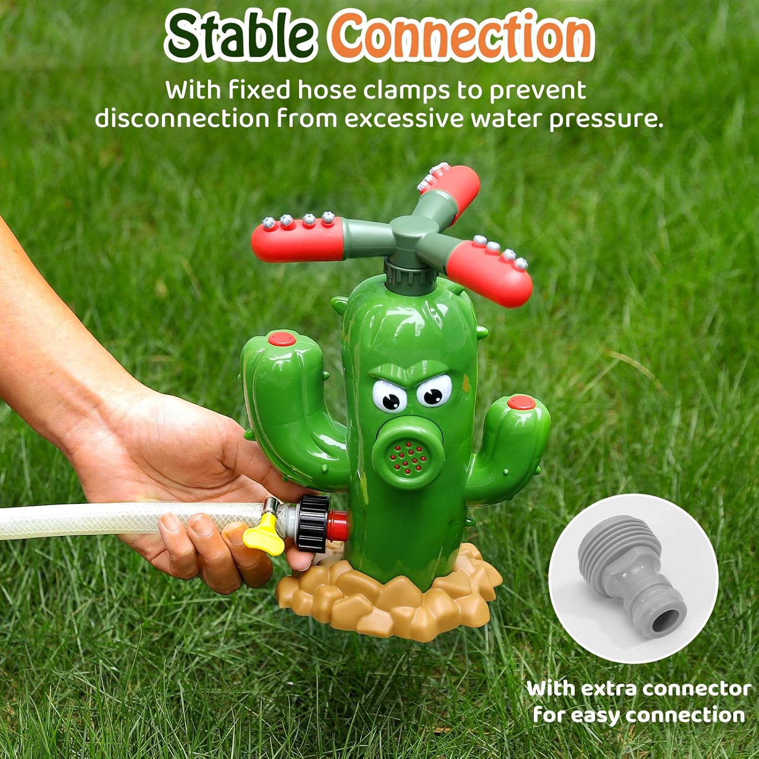 Water Spray Toy Cactus Sprinkl - Kids Outdoor Play Area ulasan dan harga