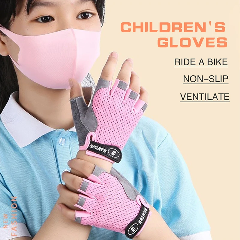 Kids Half Finger Sports Cyclin - Kids Outdoor Net ulasan dan harga