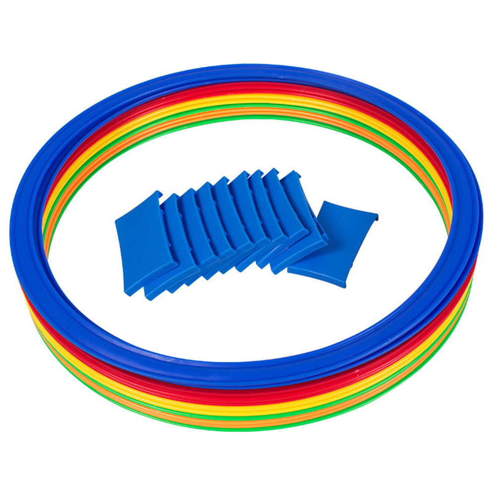 10Pcs 28cm Colorful Rings Game - Outdoor Games For Kids ulasan dan harga