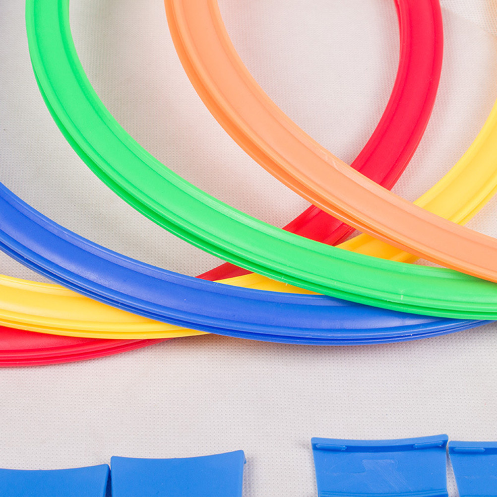 10Pcs 28cm Colorful Rings Game - Outdoor Games For Kids ulasan dan harga