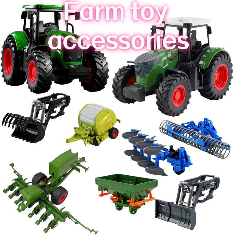 1:24 Inertial Farm Tractor wit - Kids Outdoor Exercise Equipment ulasan dan harga