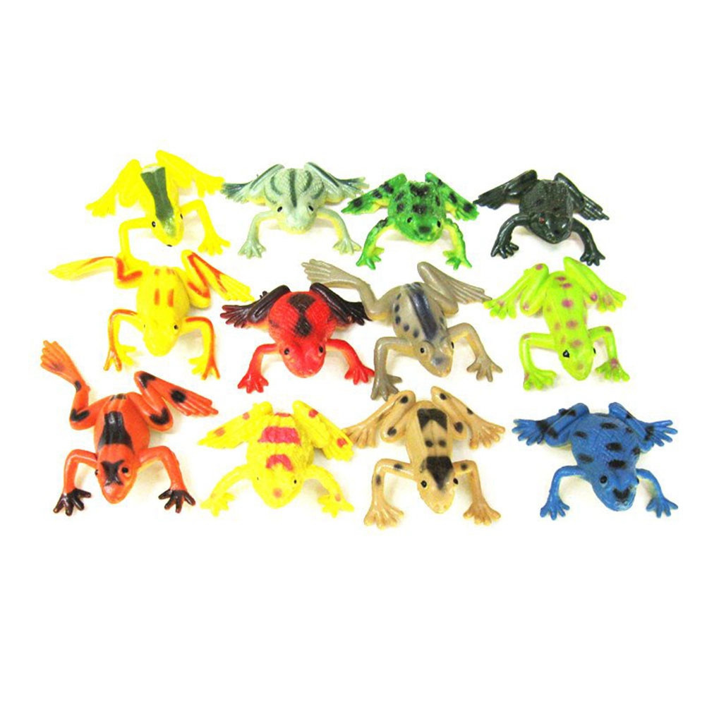 12Pcs Lifelike Frog Models for - Kids Outdoor Learning Activities ulasan dan harga