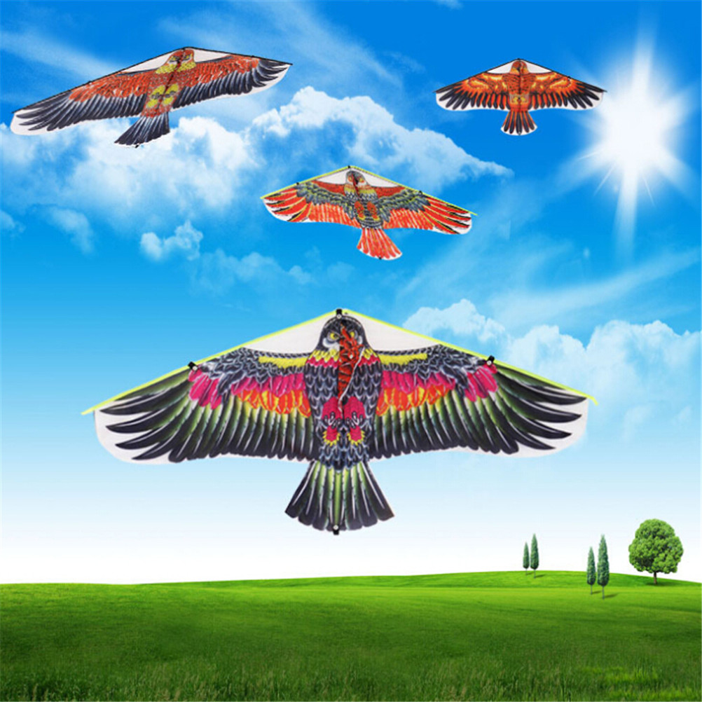 1pc 1m Flat Cloth Eagle Kite t - Kids Outdoor Play Area ulasan dan harga