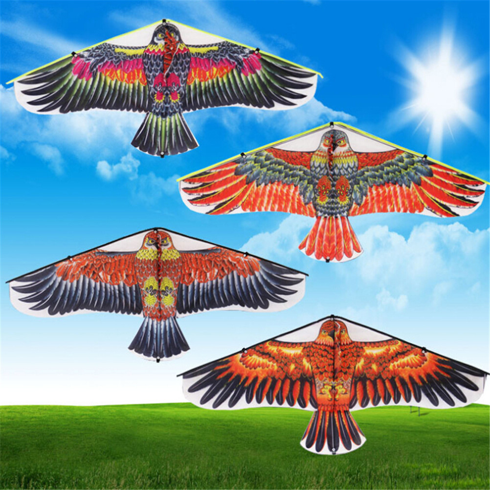 1pc 1m Flat Cloth Eagle Kite t - Kids Outdoor Play Area ulasan dan harga