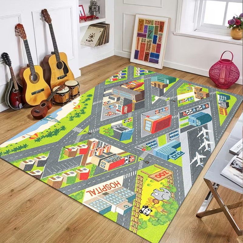 Cartoon City And Zoo Road Map  - Kids Outdoor Zoo ulasan dan harga