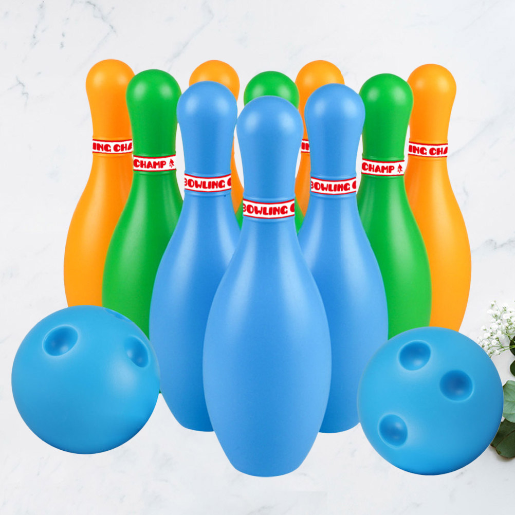 1Set Kids Bowling Plastic Set  - Kids Outdoor Learning Activities ulasan dan harga