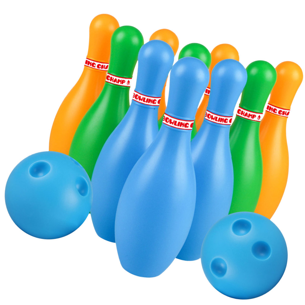 1Set Kids Bowling Plastic Set  - Kids Outdoor Learning Activities ulasan dan harga