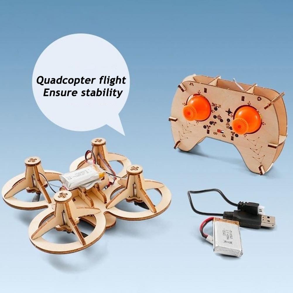 Rc Drone Toy Wooden Drone Puzz - Kids Outdoor Exercise Equipment ulasan dan harga