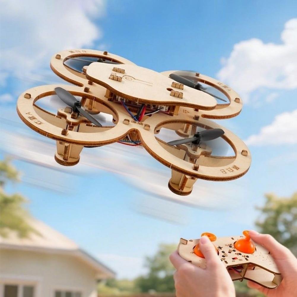 Rc Drone Toy Wooden Drone Puzz - Kids Outdoor Exercise Equipment ulasan dan harga