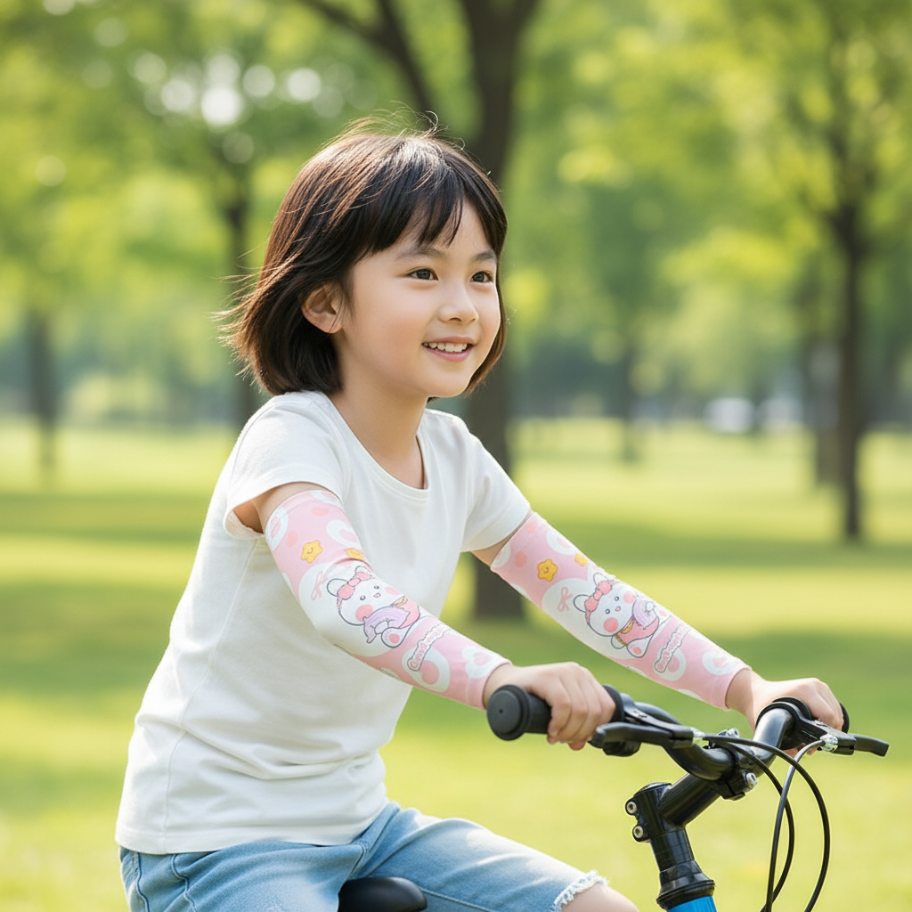 Ice Silk Kids Sun Protection A - Kids Outdoor Net ulasan dan harga