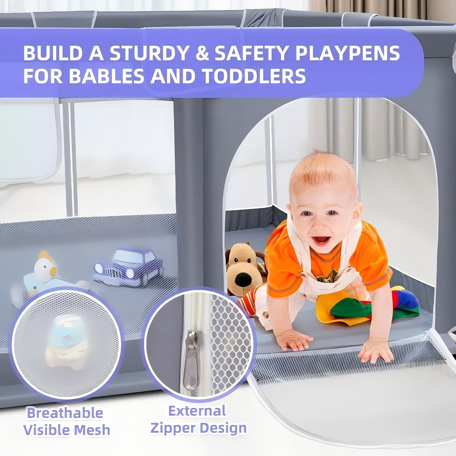 Baby Playpen, Extra Large Play - Kids Outdoor Play Area ulasan dan harga