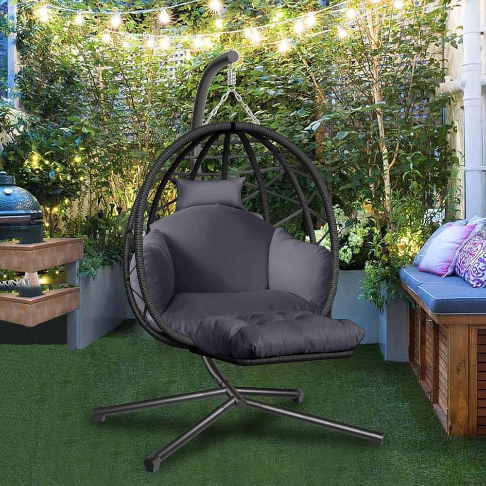 Indoor/Outdoor Hanging Egg Cha - Kids Outdoor Egg Chair ulasan dan harga