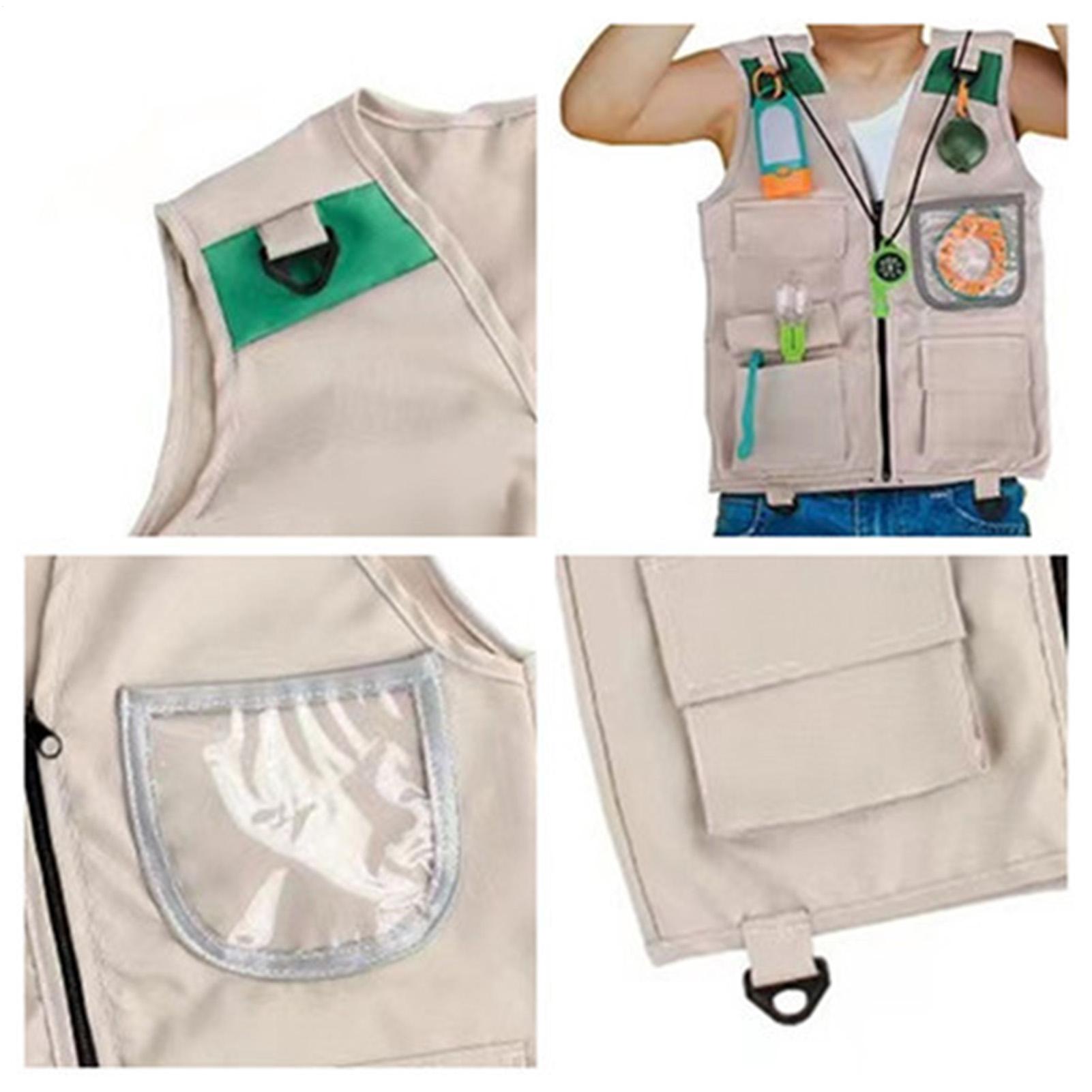 Fishing Vest Kids Sleeveless C - Kids Outdoor Zoo ulasan dan harga