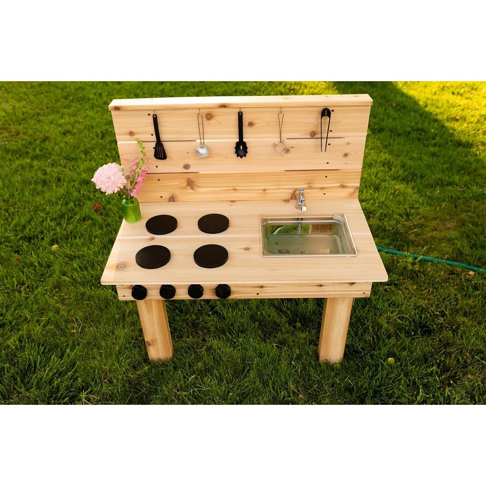 Noble Toys Mini Mud Kitchen wi - Kids Outdoor Mud Table ulasan dan harga