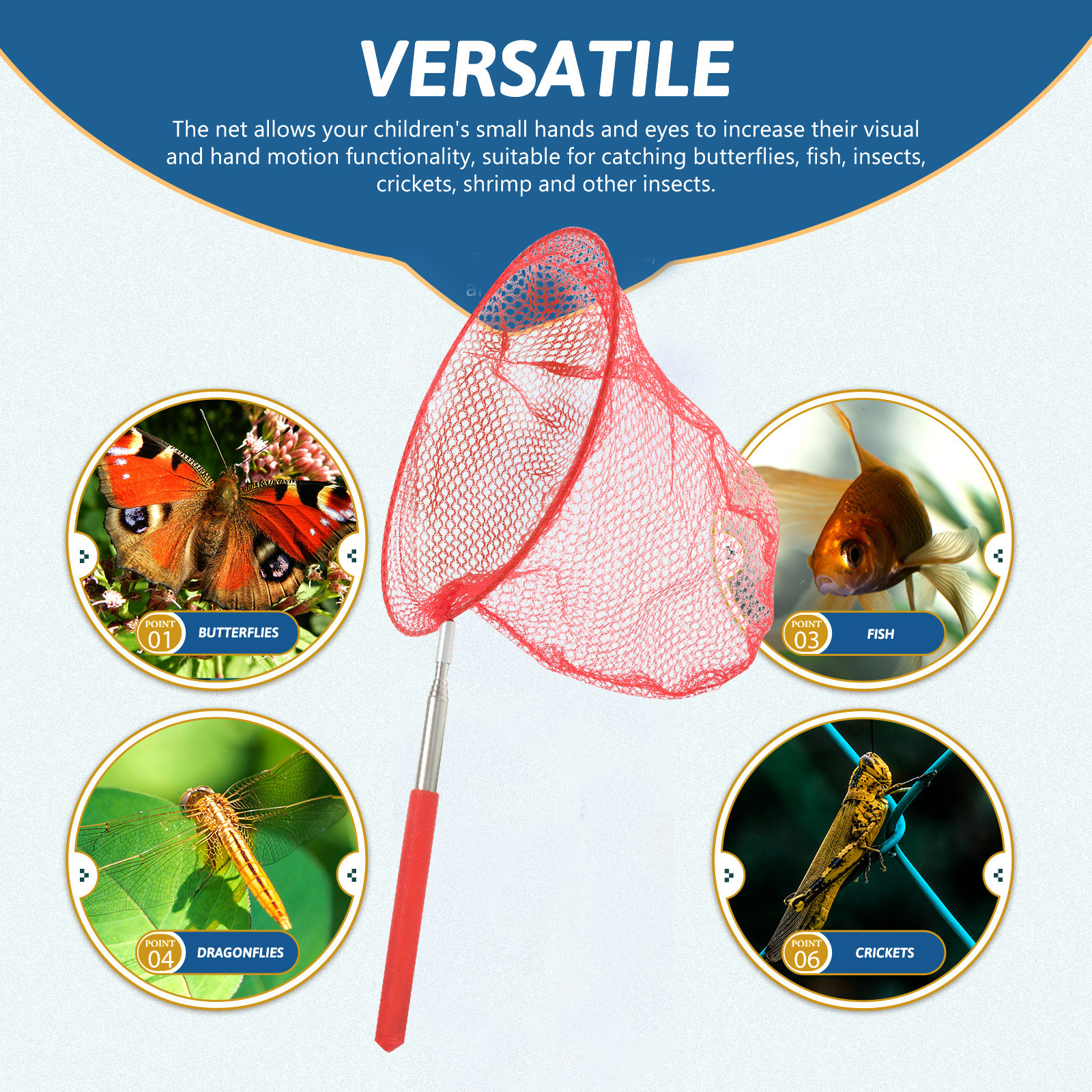 5Pcs Stainless Steel Telescopi - Kids Outdoor Net ulasan dan harga