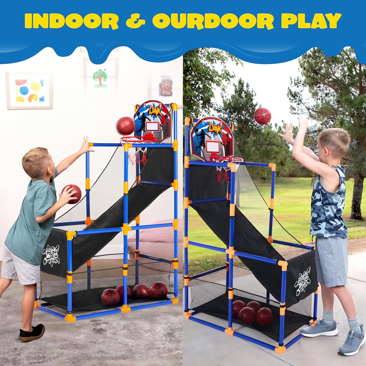 Arcade Basketball Game Set wit - Outdoor Games For Kids ulasan dan harga