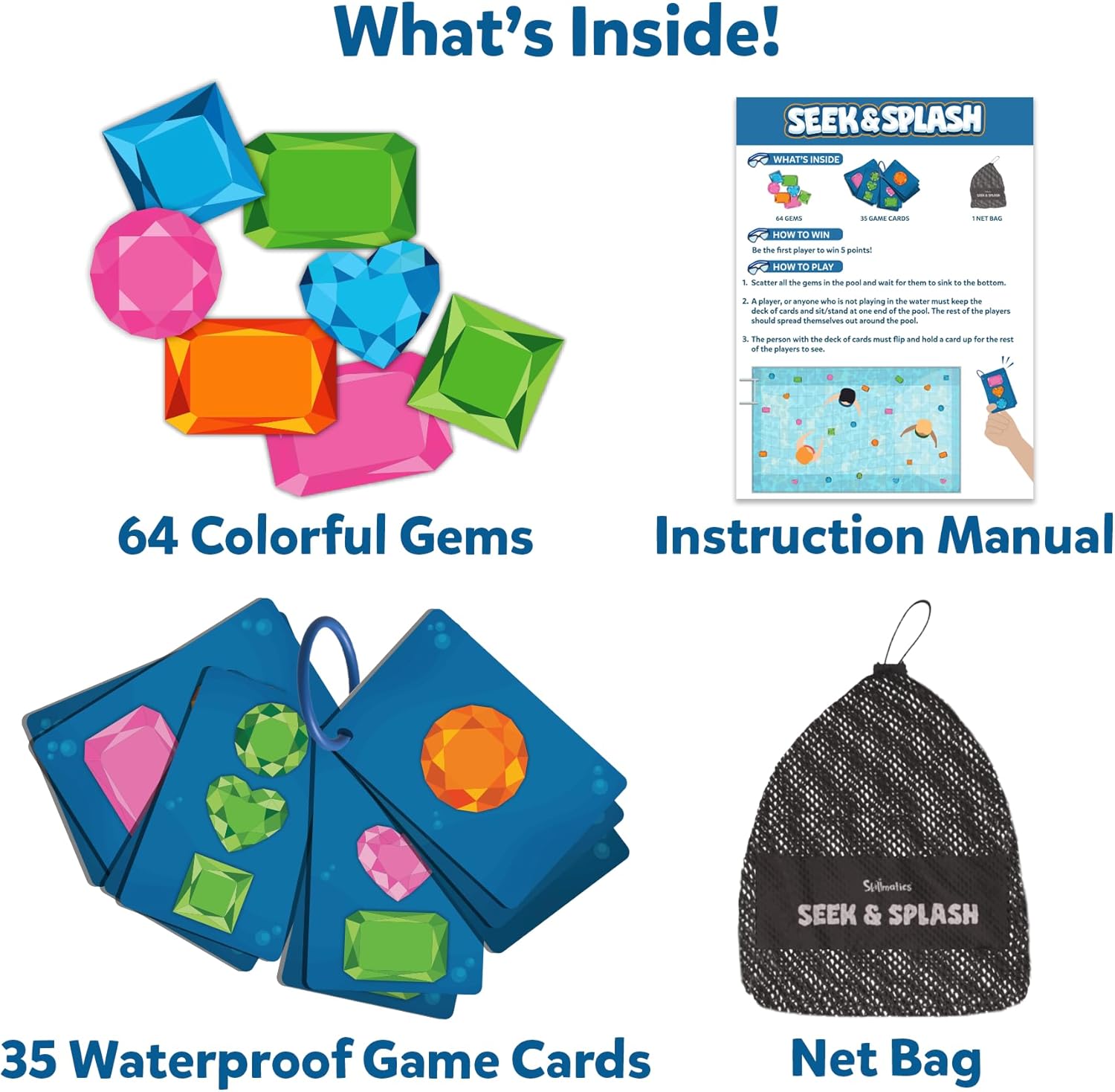 Dive Gems Pool Toys Colorful G - Kids Outdoor Learning Activities ulasan dan harga