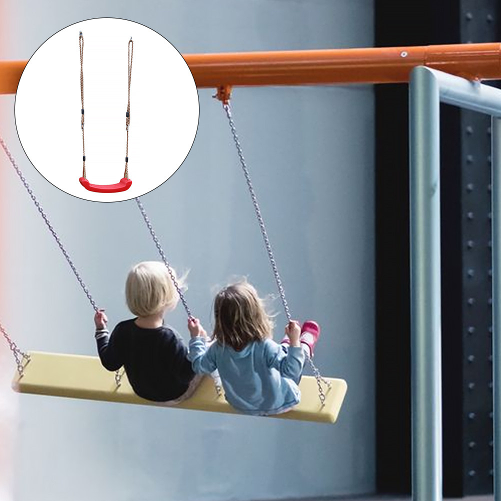 1Set Heavy Duty Plastic Swing  - Kids Outdoor Hanging Chair ulasan dan harga