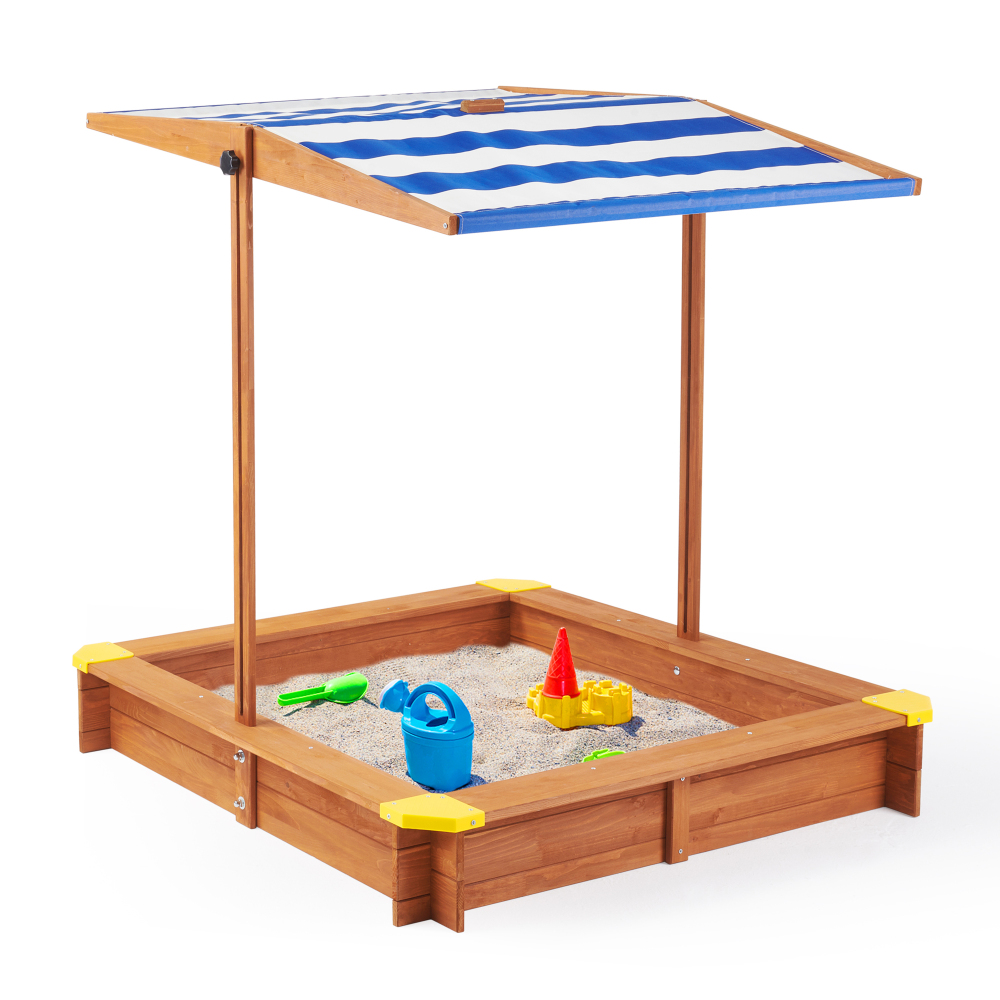 Wooden Kids Picnic Table, Sand - Kids Outdoor Play Table ulasan dan harga
