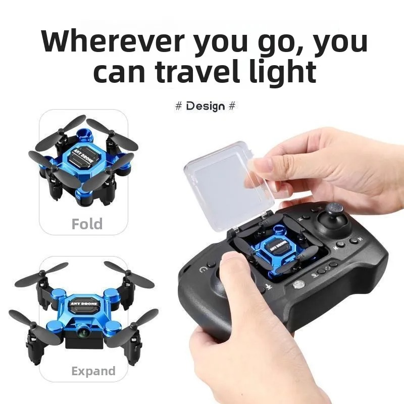 Mini Folding Mosquito Drone wi - Kids Outdoor Exercise Equipment ulasan dan harga
