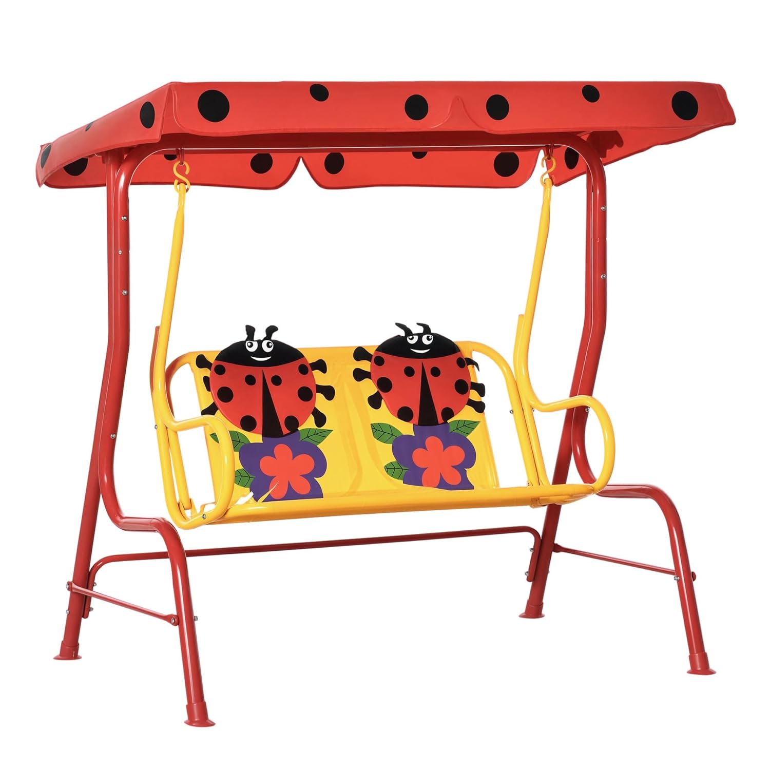 Kids Patio Swing, 2-Seater Out - Kids Outdoor Hanging Chair ulasan dan harga
